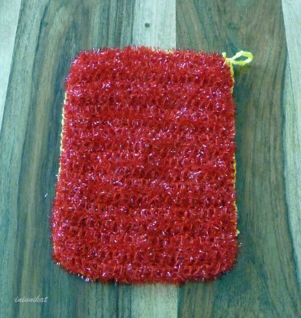 Waschhandschuh mit Peelingeffekt
