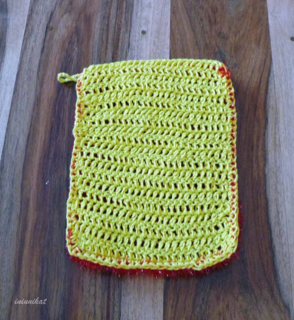 Waschhandschuh mit Peelingeffekt